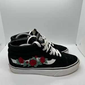 Rose Thorns Hightop Vans